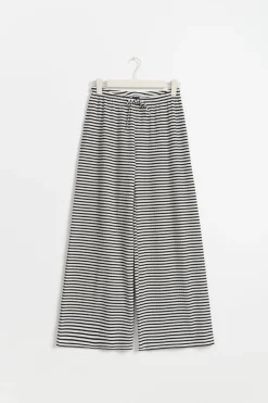 Striped soft trousers