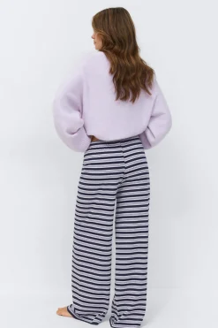 Striped soft trousers