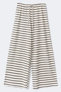 Striped soft trousers