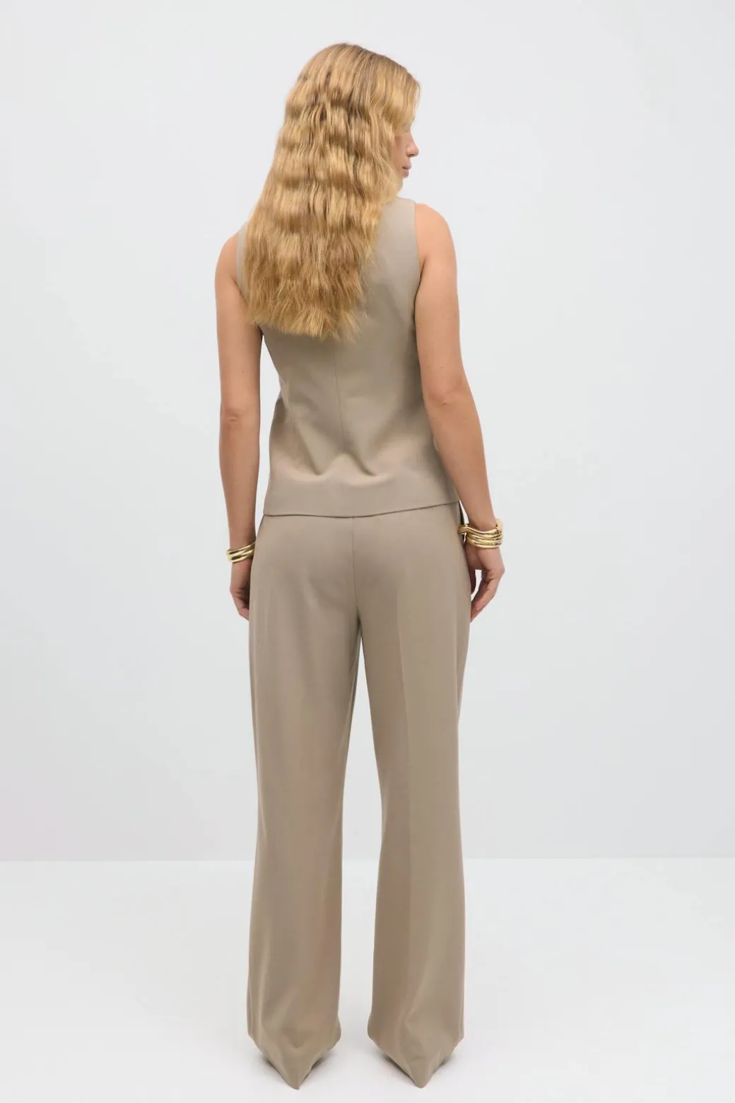 Tailored wide trousers