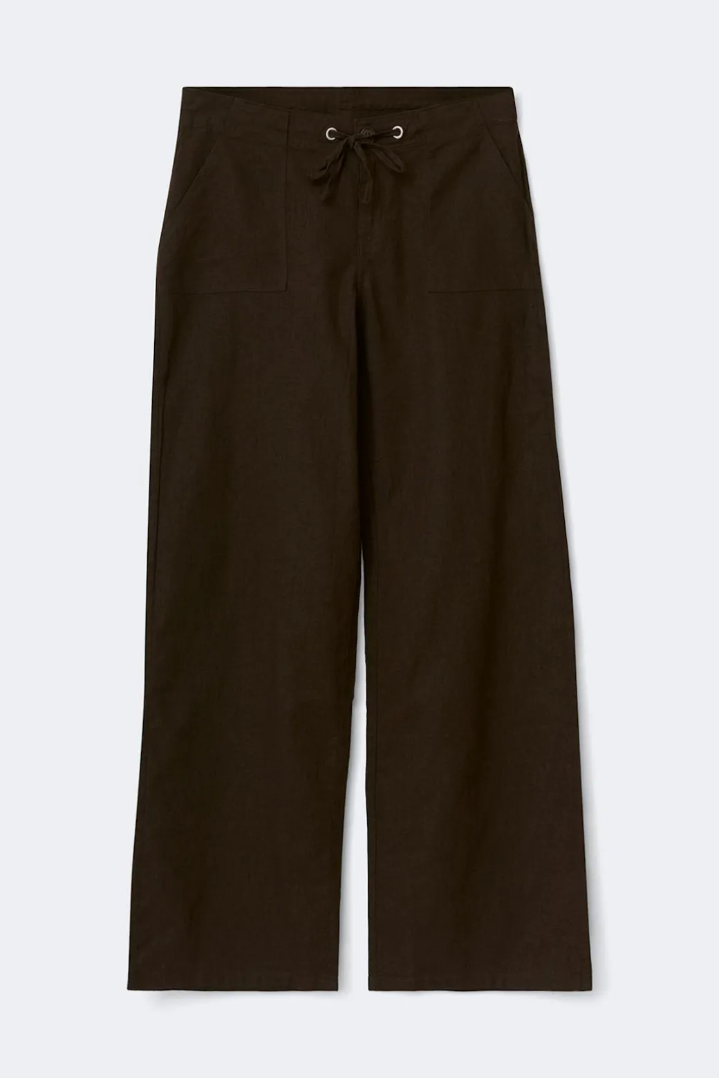 Tall linen blend trousers