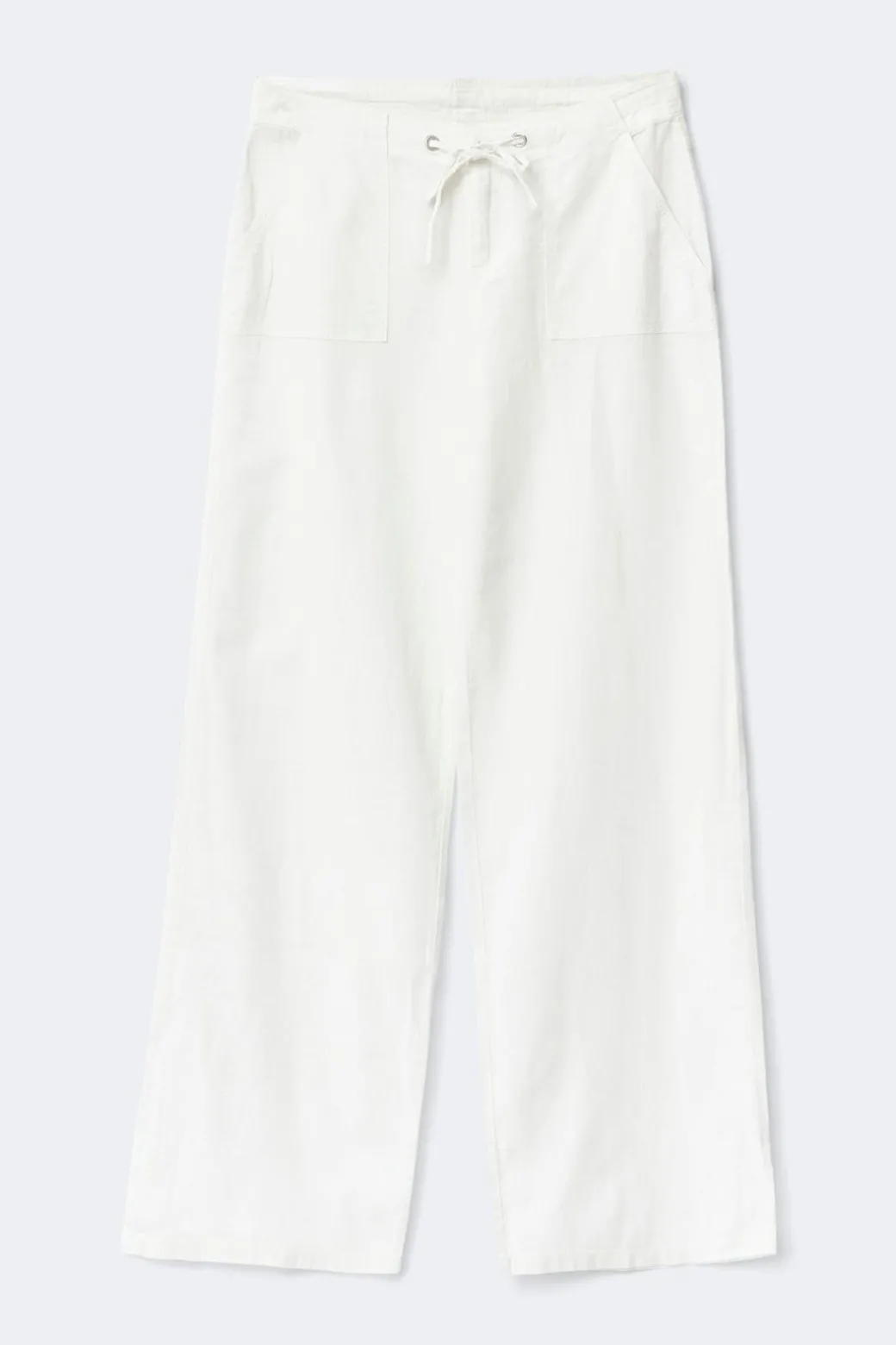 Tall linen blend trousers