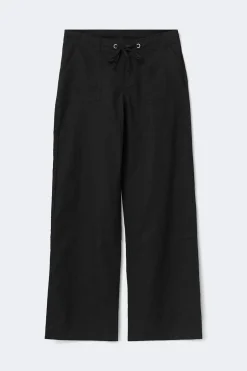 Tall linen blend trousers