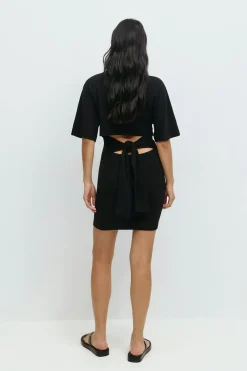 Tie back dress