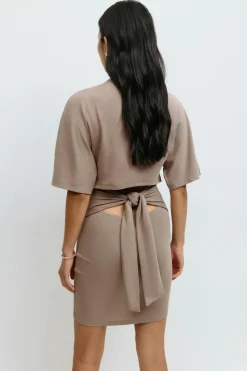 Tie back dress