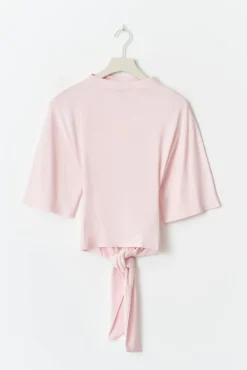 Tie back tee