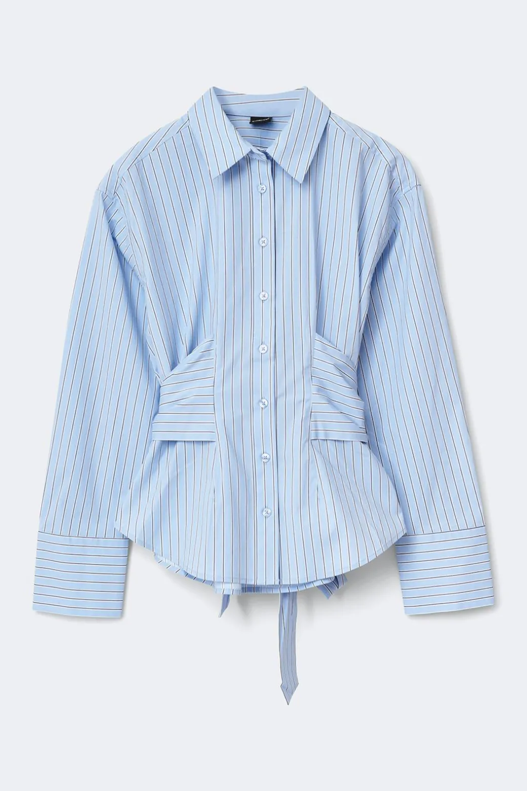 Tie blouse