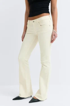 Ultra low bootcut jeans