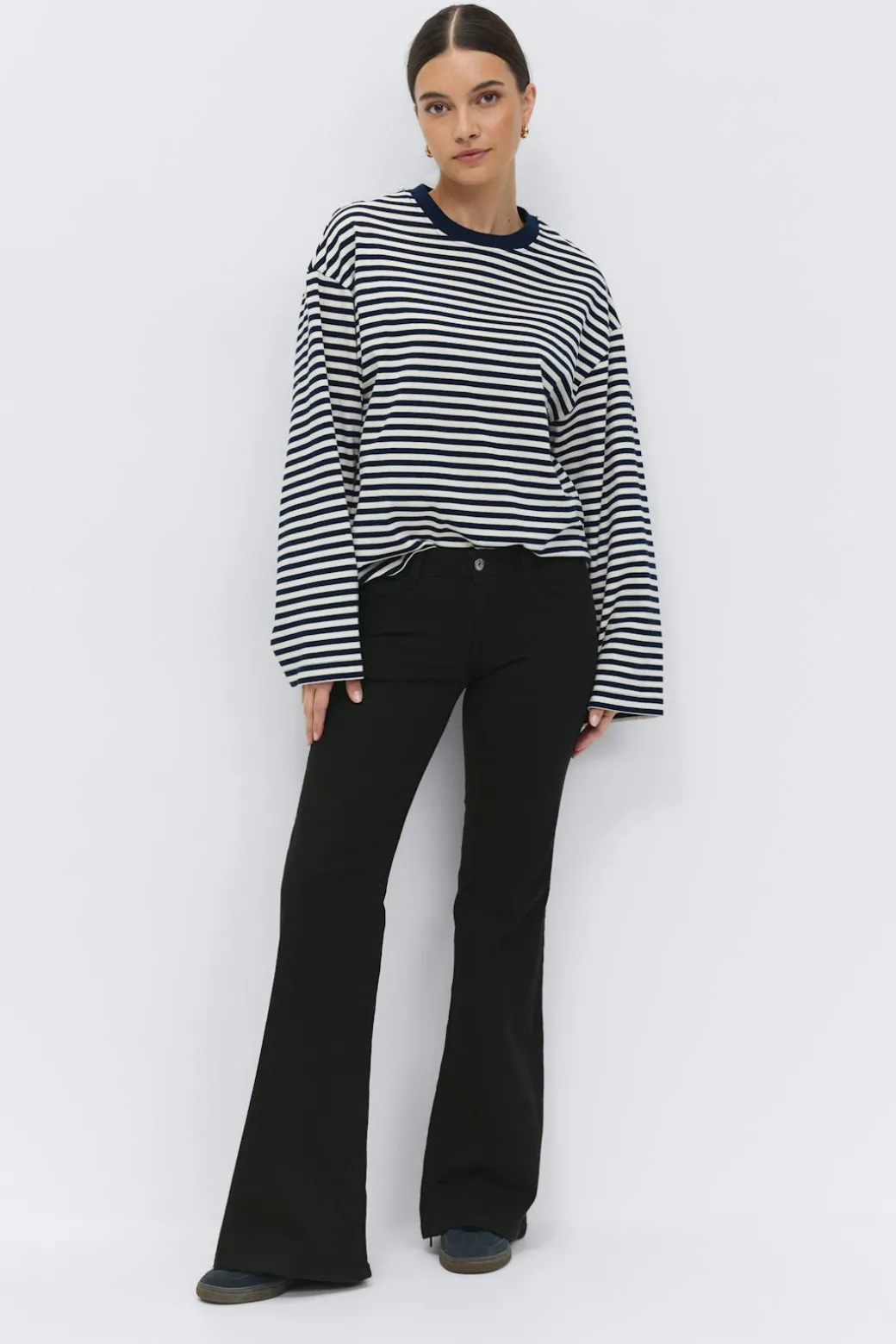Ultra low flare jeans