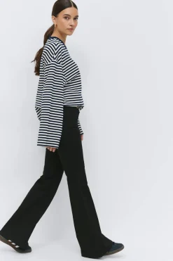 Ultra low flare jeans