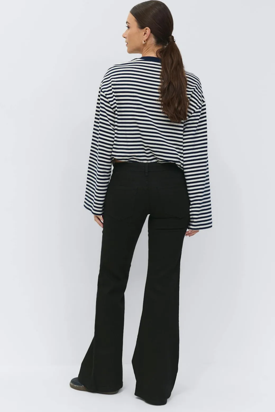 Ultra low flare jeans