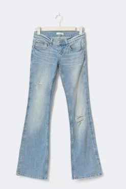 Ultra low petite bootcut jeans