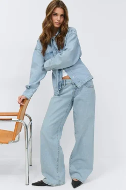 Ultra low wide jeans