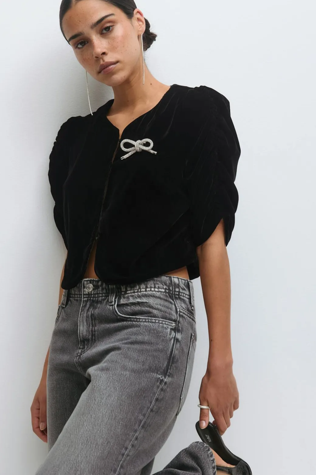Velour top