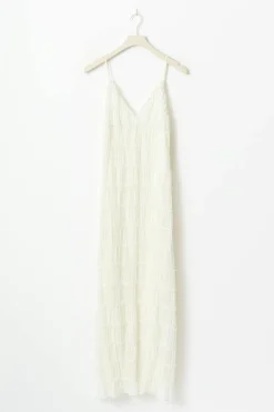 V-neck maxi dress