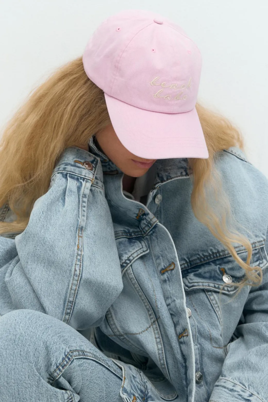 Washed cotton cap