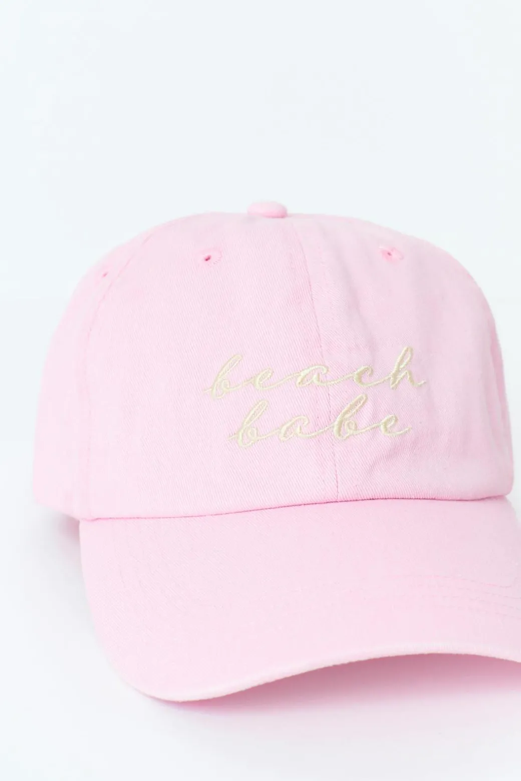 Washed cotton cap