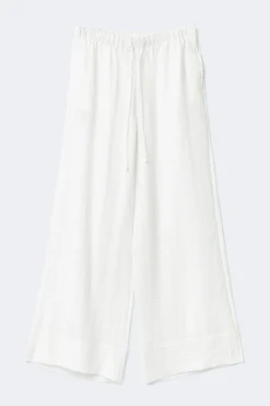 Wide drawstring trousers