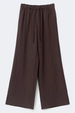 Wide drawstring trousers