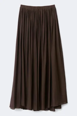 Wide maxi skirt
