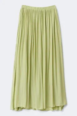 Wide maxi skirt