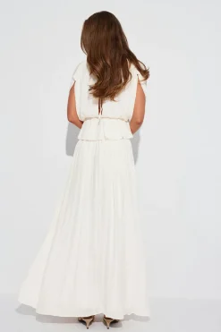 Wide maxi skirt