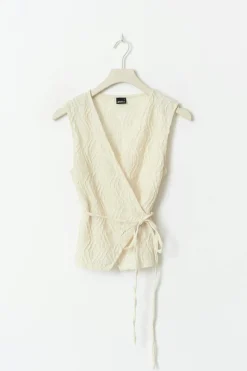 Wrap tie vest