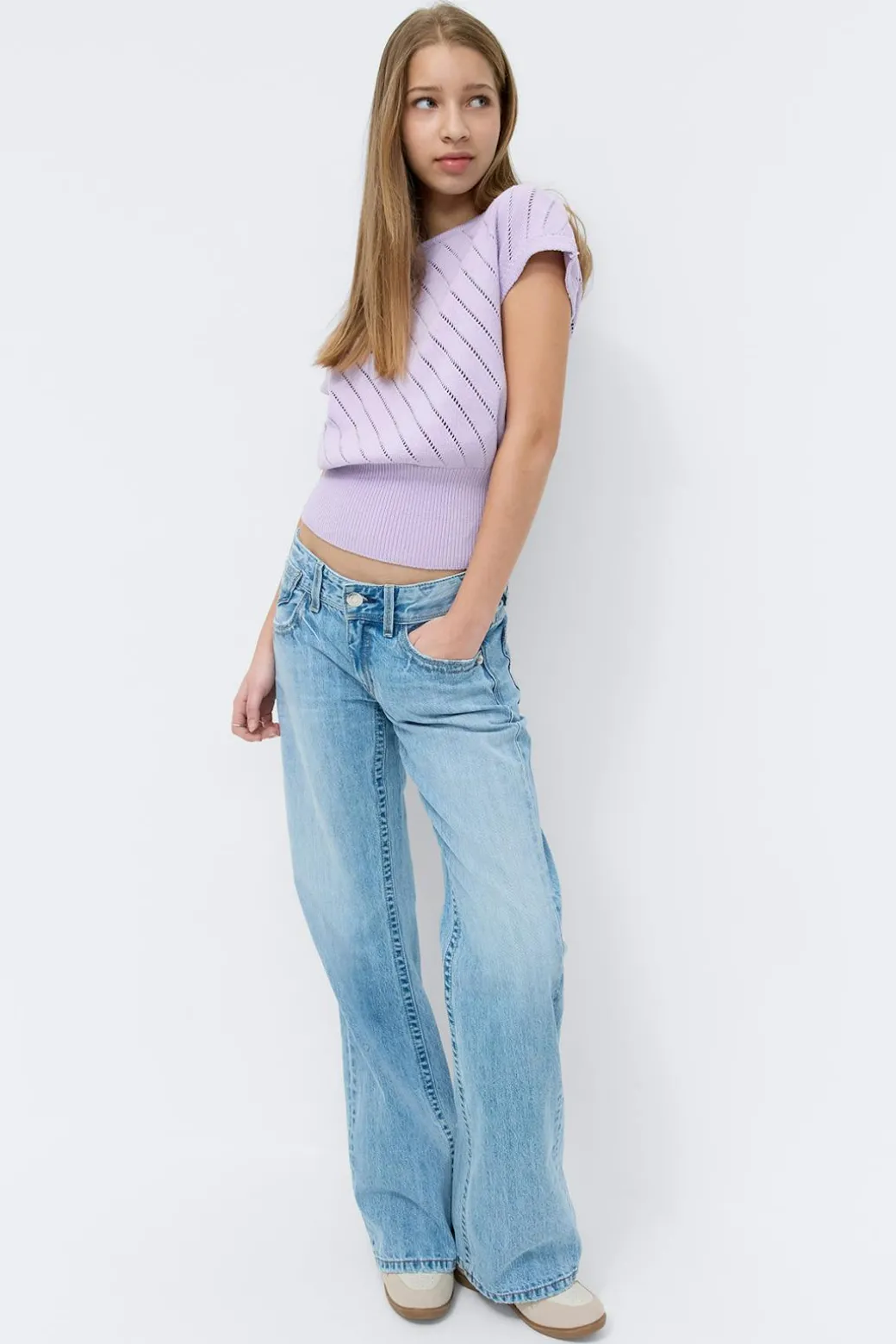 Y boatneck knitted top