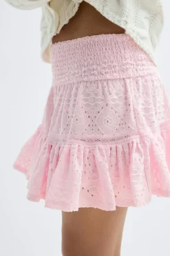 Y broderie anglais skirt