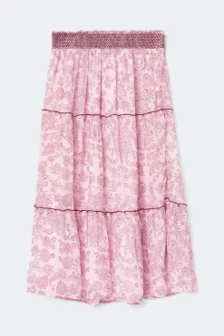 Y chiffon maxi skirt