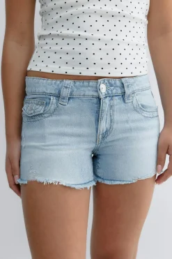 Y chunky embroidery shorts