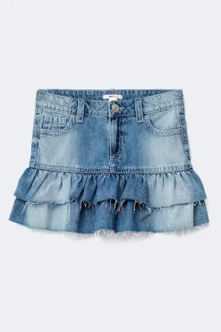 Y denimdoll frill skirt