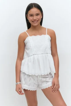 Y embroidery singlet