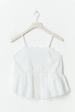 Y embroidery singlet