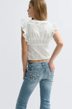 Y fitted short sleeve top
