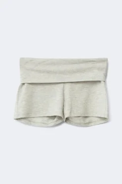 Y folded waist shorts