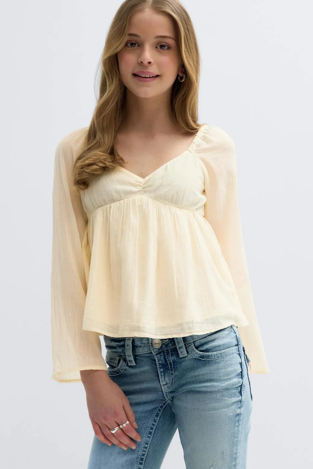 Y heart shape blouse