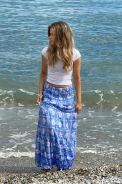 Y iconic boho maxi skirt