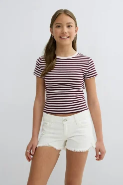 Y jeanique low denim shorts
