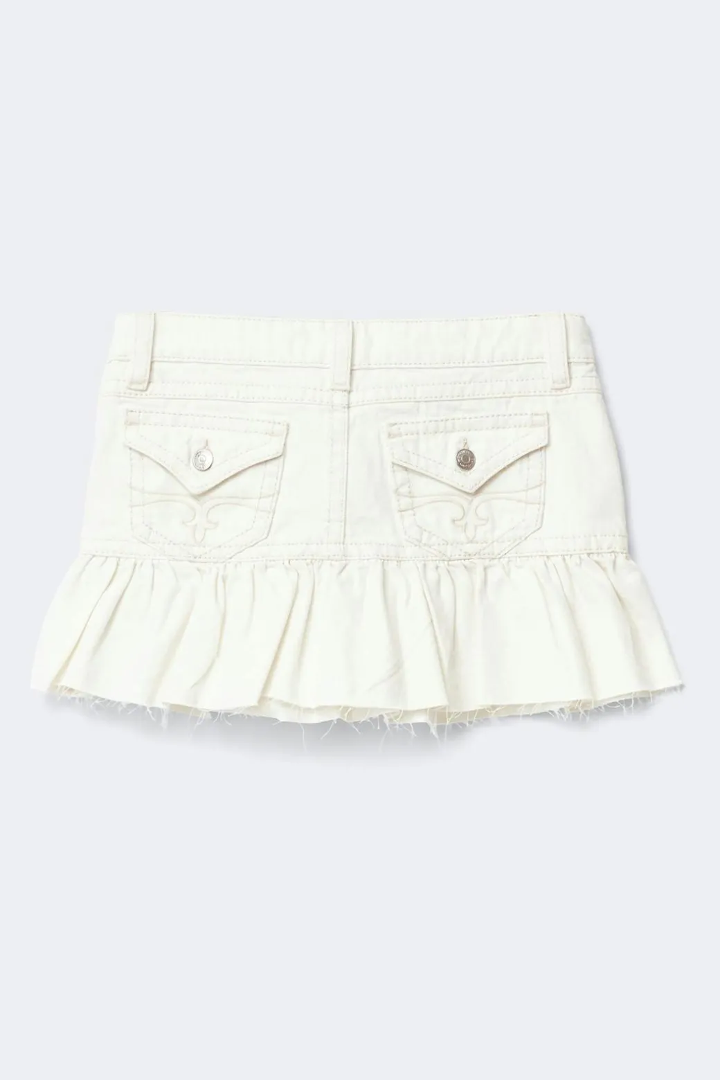 Y jeanova frill denim skirt