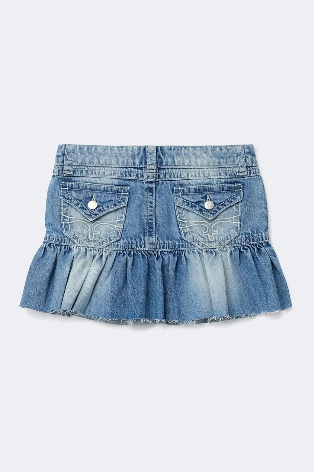 Y jeanova frill denim skirt