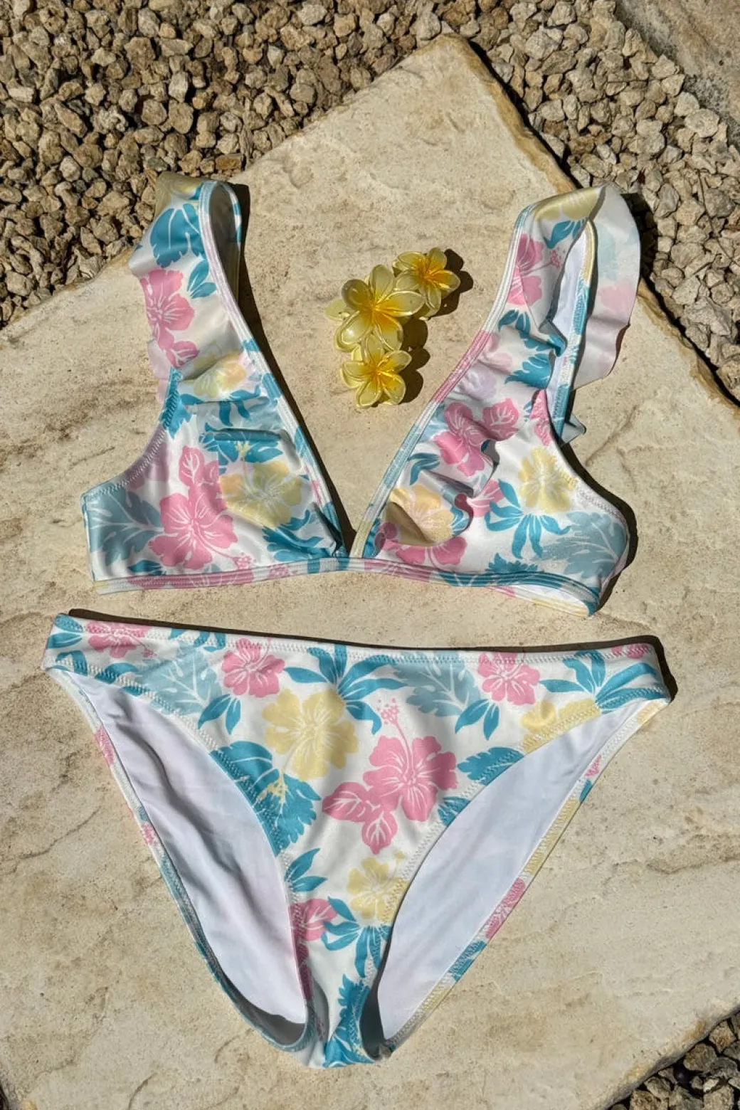 Y kiana frill bikini set