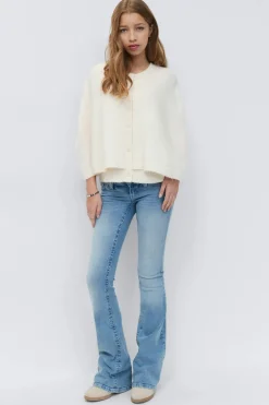 Y knitted cape cardigan