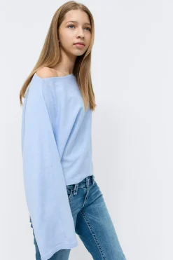 Y knitted poncho top