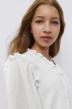 Y long sleeve blouse
