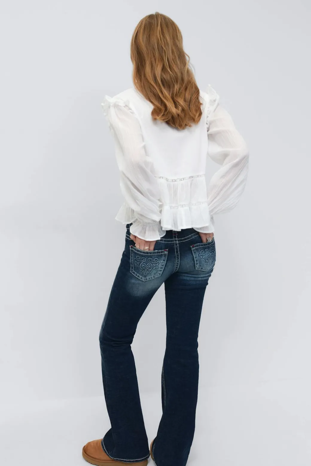 Y long sleeve blouse