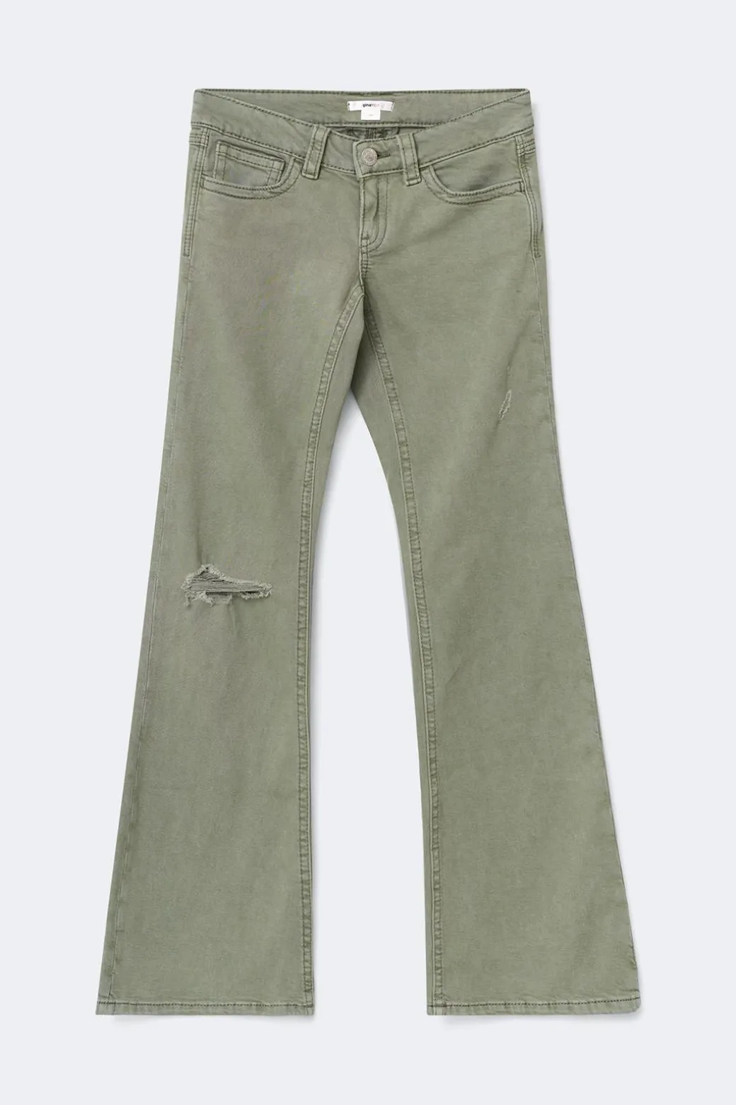 Y one knee destroy jeans