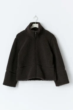 Y pile zip jacket