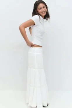 Y scandi maxi skirt
