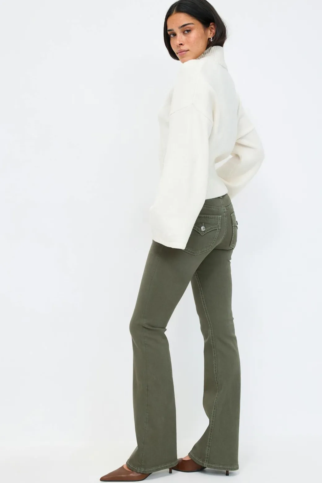 Y2k low bootcut jeans